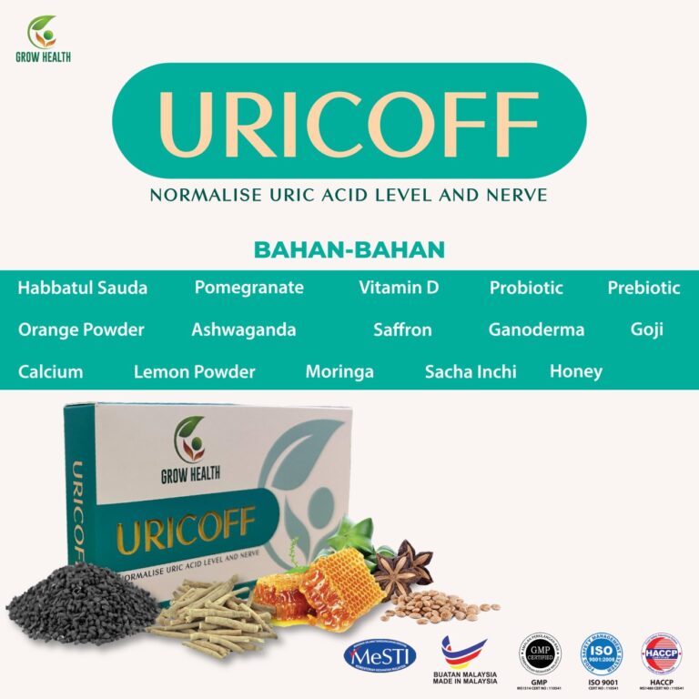 kandungan ubat gout uricoff