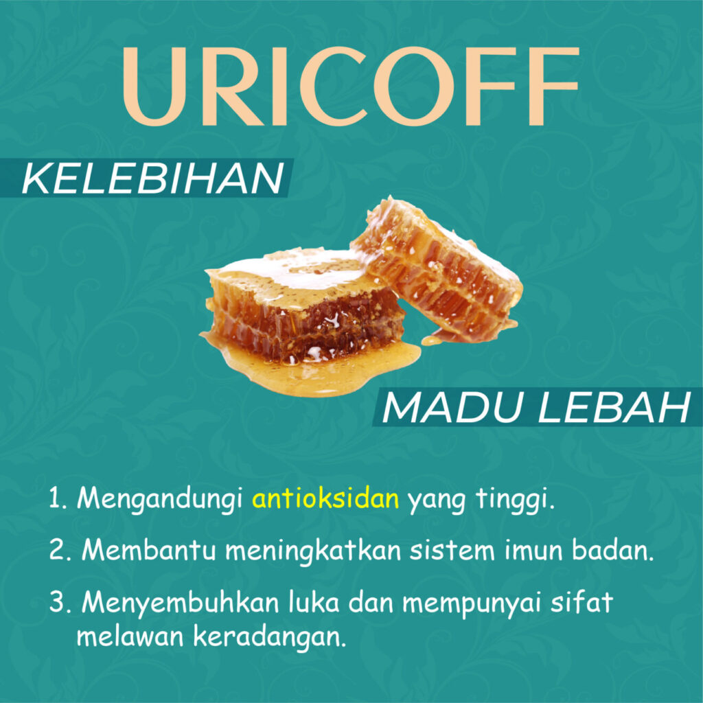 kebaikan madu lebah dalam ubat gout